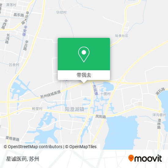 星诚医药地图