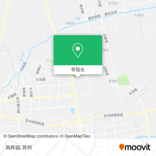 凤晖园地图