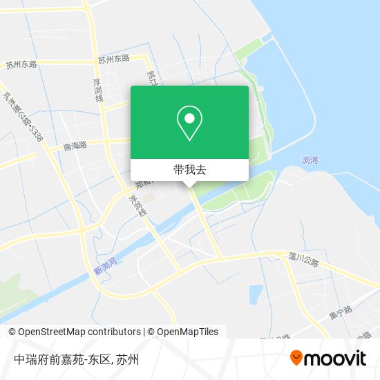中瑞府前嘉苑-东区地图