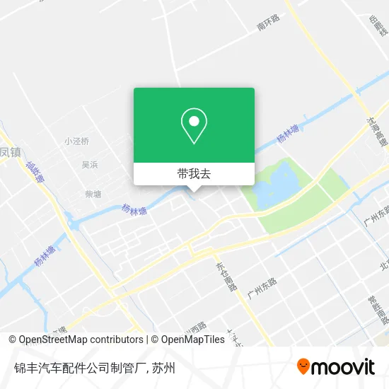 锦丰汽车配件公司制管厂地图