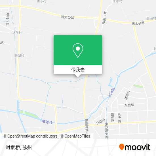 时家桥地图
