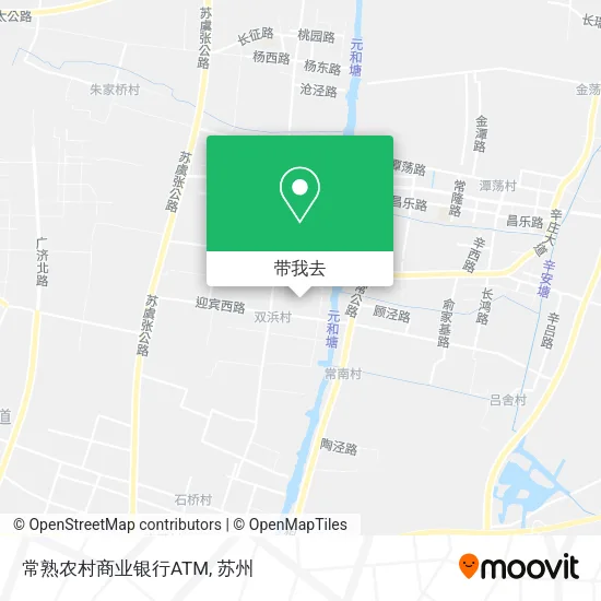 常熟农村商业银行ATM地图