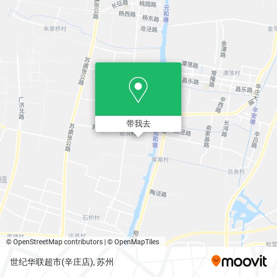 世纪华联超市(辛庄店)地图