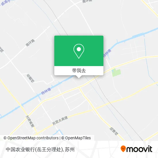 中国农业银行(岳王分理处)地图