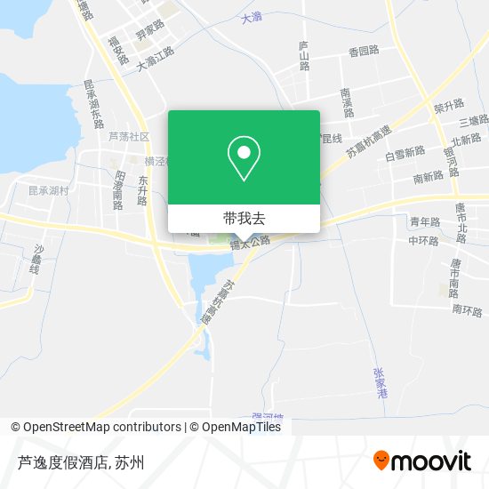芦逸度假酒店地图