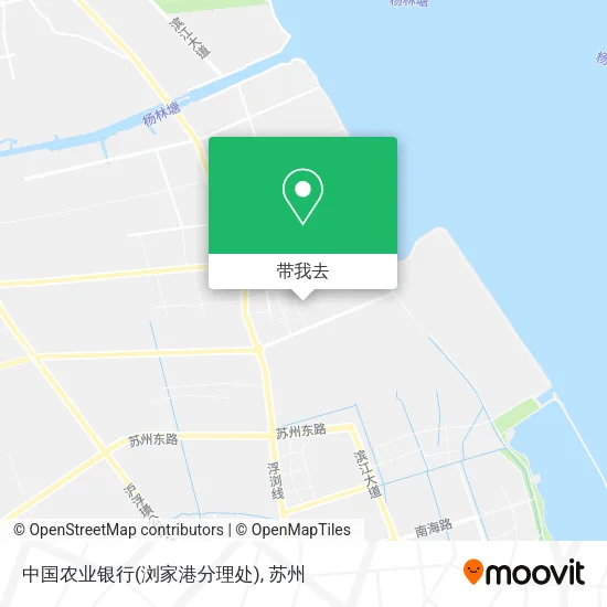 中国农业银行(浏家港分理处)地图