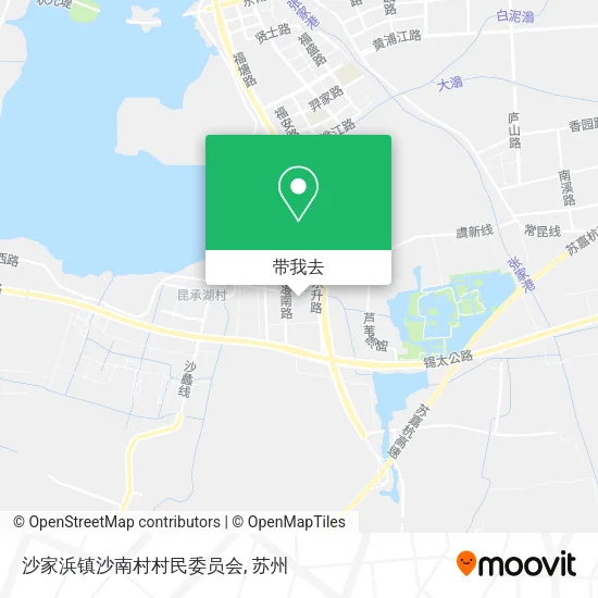 沙家浜镇沙南村村民委员会地图