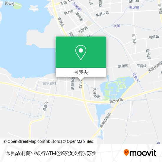 常熟农村商业银行ATM(沙家浜支行)地图