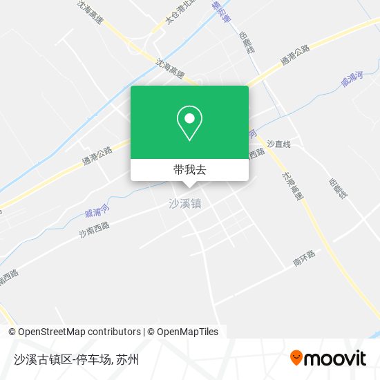 沙溪古镇区-停车场地图