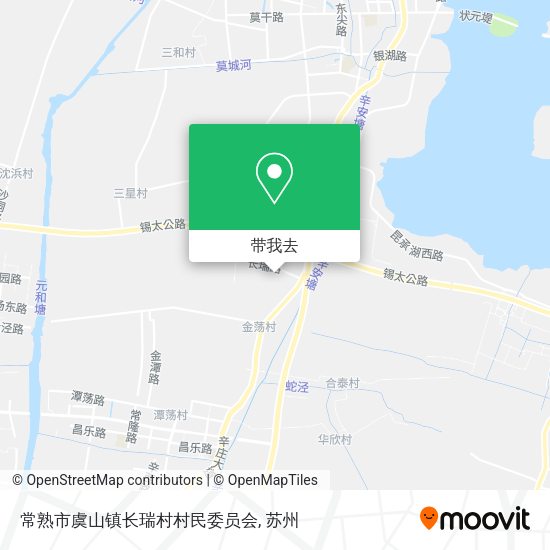 常熟市虞山镇长瑞村村民委员会地图