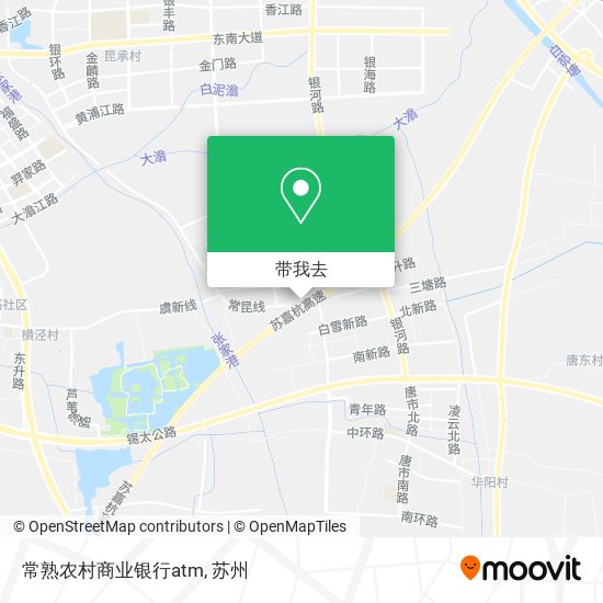 常熟农村商业银行atm地图