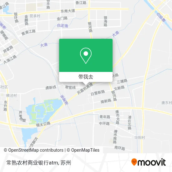 常熟农村商业银行atm地图