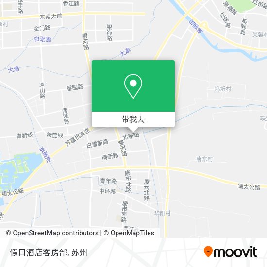 假日酒店客房部地图