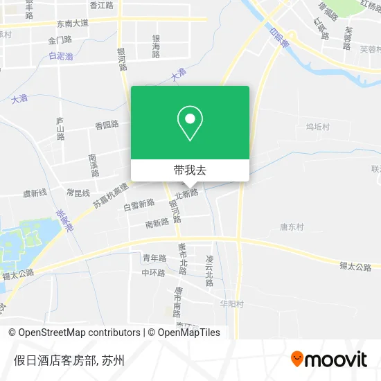 假日酒店客房部地图