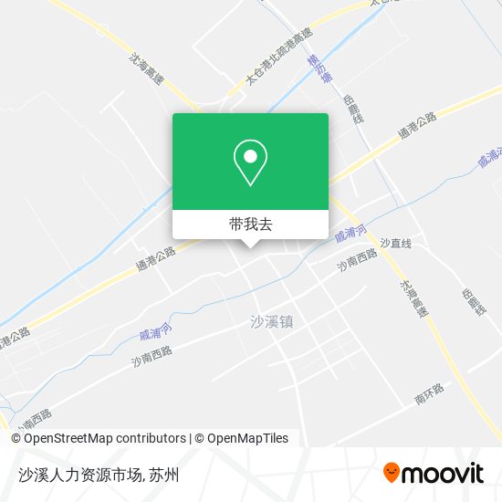 沙溪人力资源市场地图