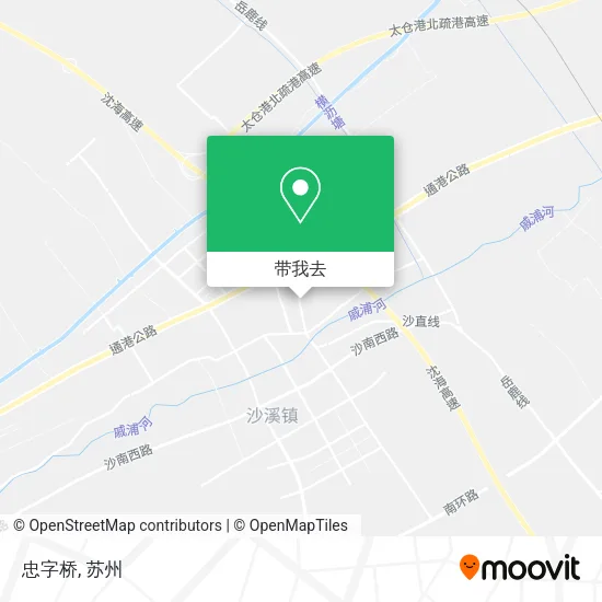 忠字桥地图