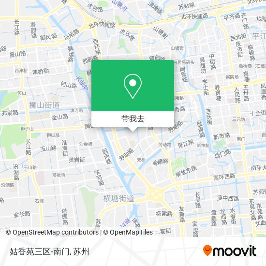 姑香苑三区-南门地图