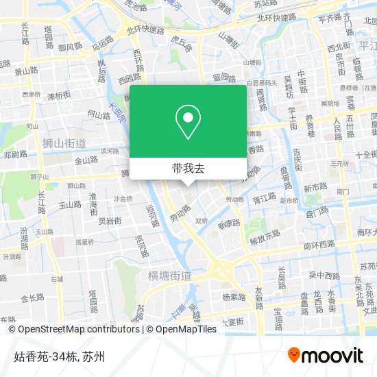 姑香苑-34栋地图