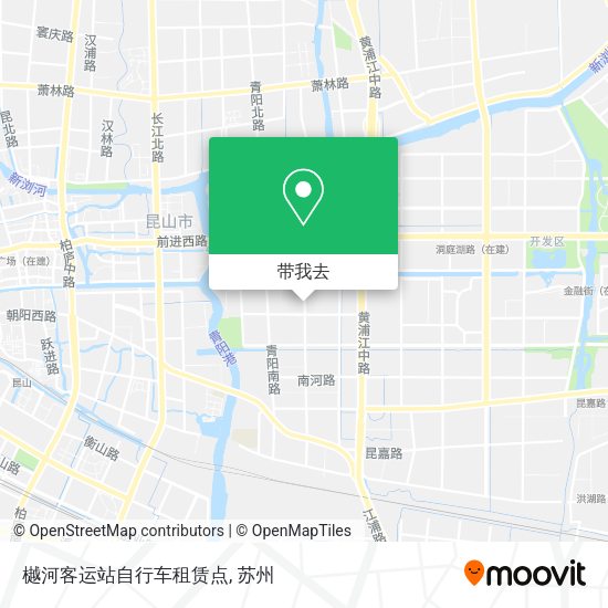 樾河客运站自行车租赁点地图