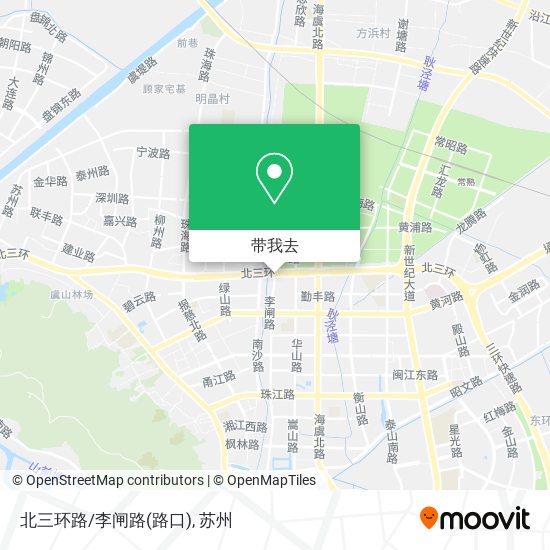 北三环路/李闸路(路口)地图