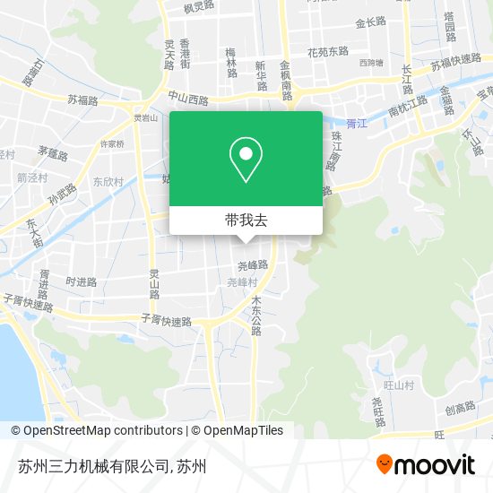 苏州三力机械有限公司地图