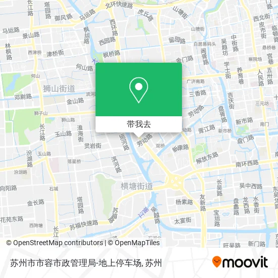 苏州市市容市政管理局-地上停车场地图