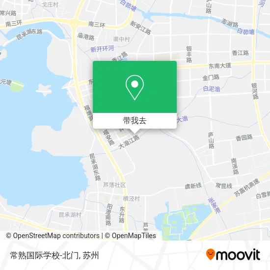 常熟国际学校-北门地图
