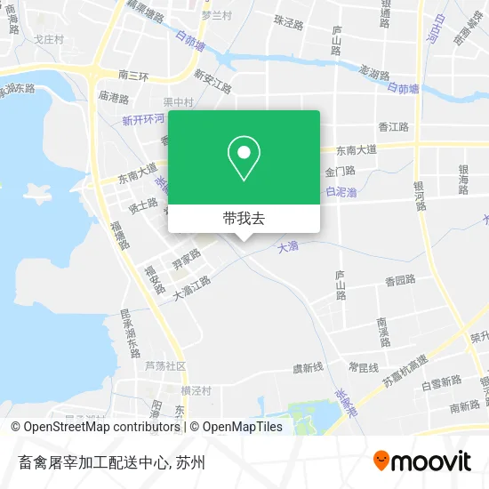 畜禽屠宰加工配送中心地图