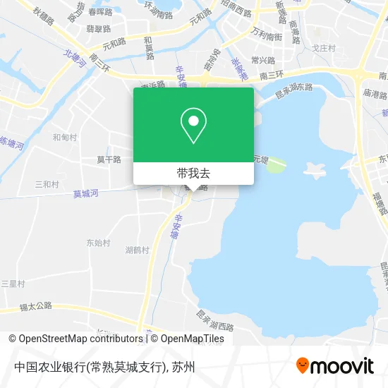 中国农业银行(常熟莫城支行)地图