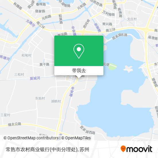 常熟市农村商业银行(中街分理处)地图