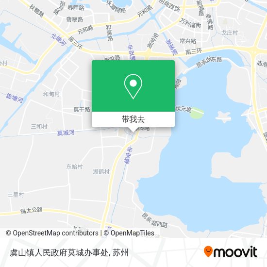 虞山镇人民政府莫城办事处地图