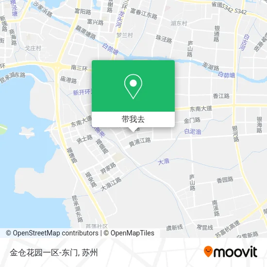 金仓花园一区-东门地图