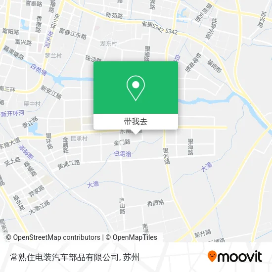 常熟住电装汽车部品有限公司地图