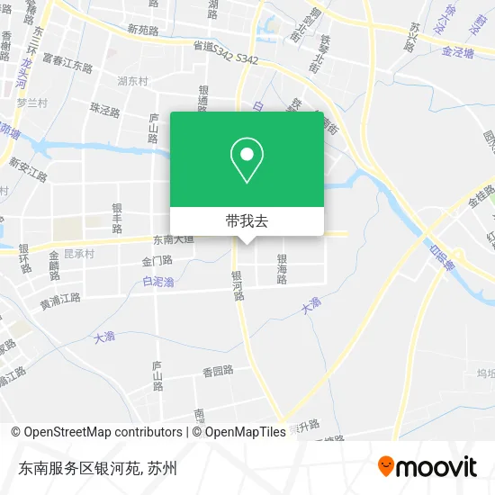 东南服务区银河苑地图