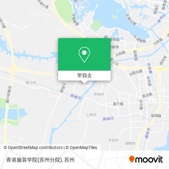香港服装学院(苏州分院)地图