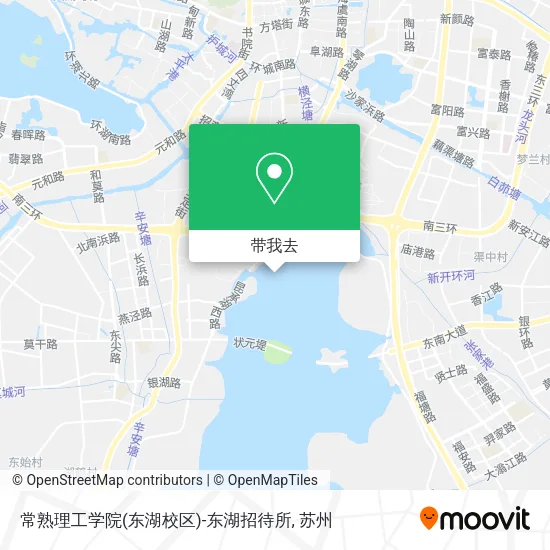 常熟理工学院(东湖校区)-东湖招待所地图