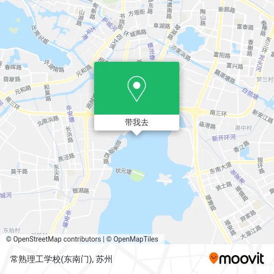 常熟理工学校(东南门)地图
