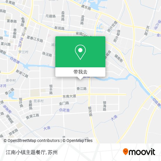 江南小镇主题餐厅地图