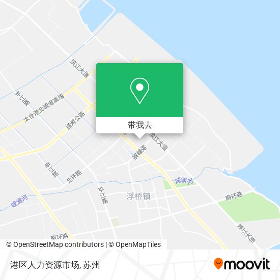港区人力资源市场地图