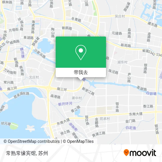 常熟常缘宾馆地图