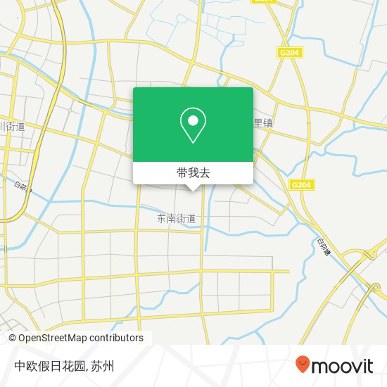 中欧假日花园地图