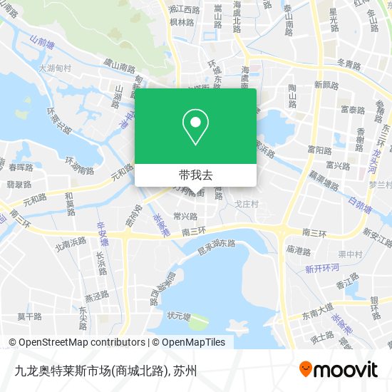 九龙奥特莱斯市场(商城北路)地图