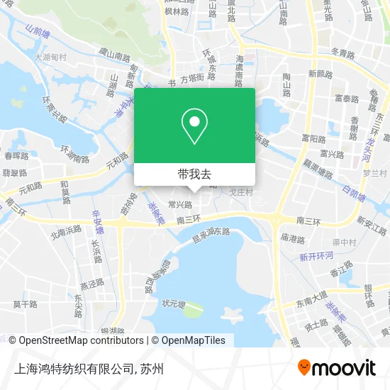 上海鸿特纺织有限公司地图