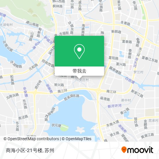 商海小区-21号楼地图
