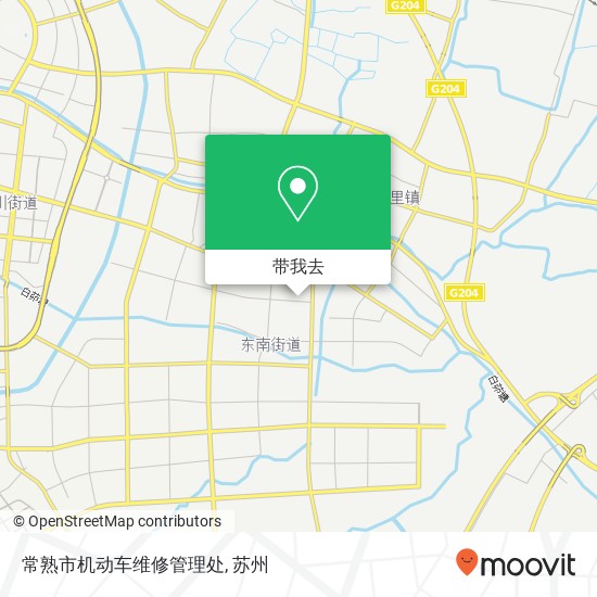 常熟市机动车维修管理处地图