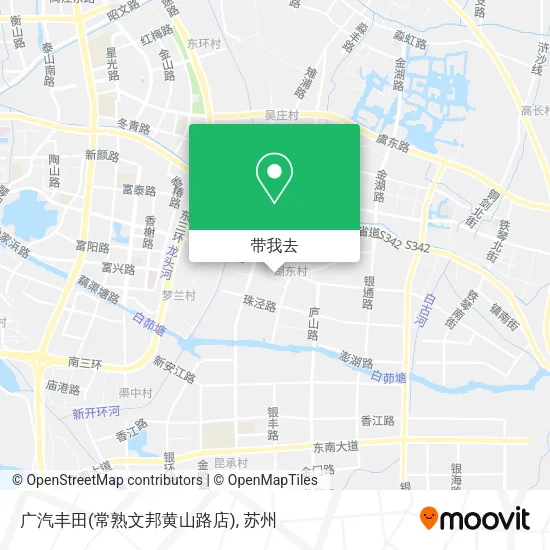 广汽丰田(常熟文邦黄山路店)地图