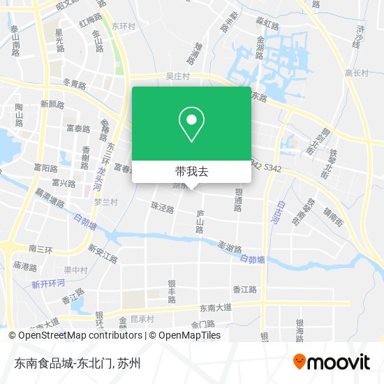 东南食品城-东北门地图