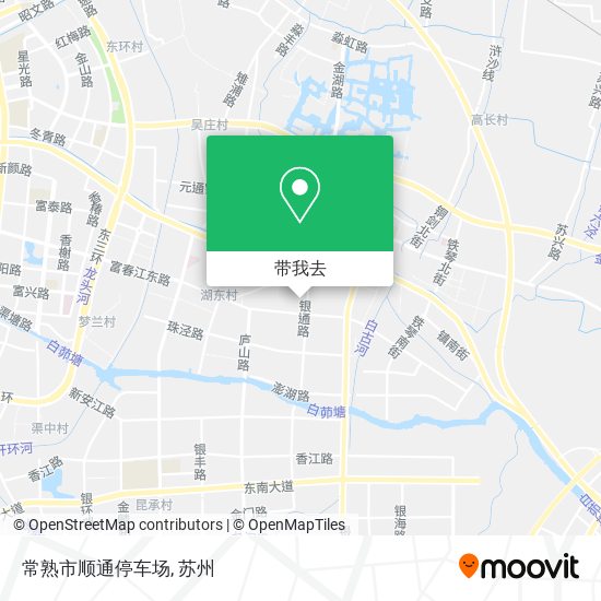 常熟市顺通停车场地图