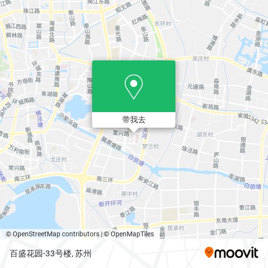 百盛花园-33号楼地图