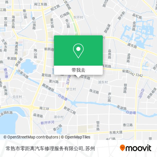 常熟市零距离汽车修理服务有限公司地图